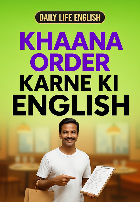 Khaana Order Karne Ki English