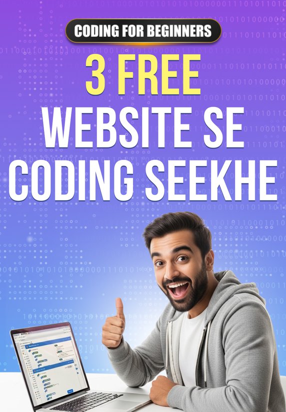 3 Free Website Se Coding Seekhe