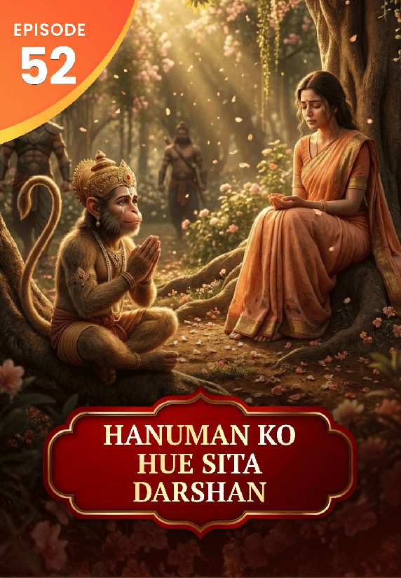 E52. Hanuman Ko Hue Sita Darshan