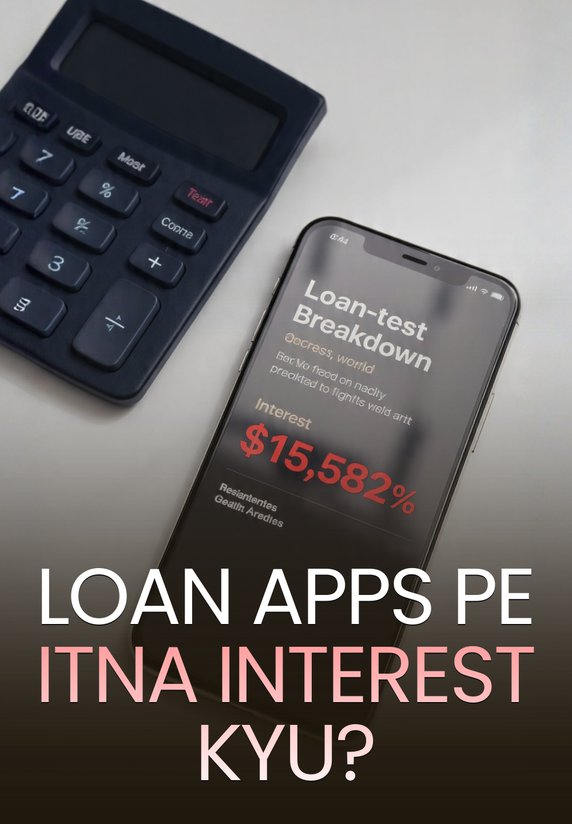 Loan Apps Pe Itna Interest Kyu?