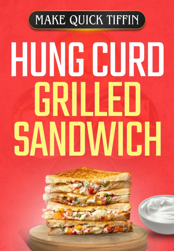 Hung Curd Sandwich Recipe