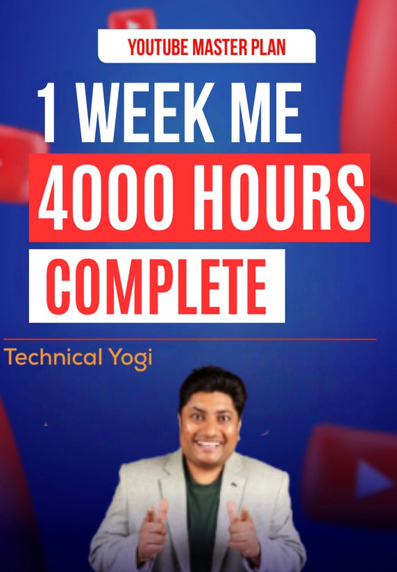 1 Week Me 4000 Hours Complete