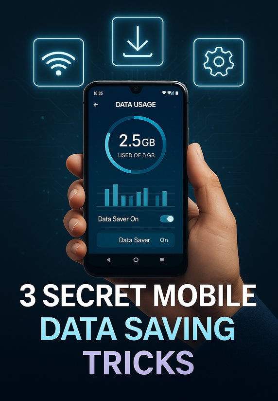 3 Secret Mobile Data Saving Tricks