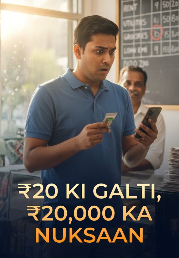 ₹20 Ki Galti, ₹20,000 Ka Nuksaan
