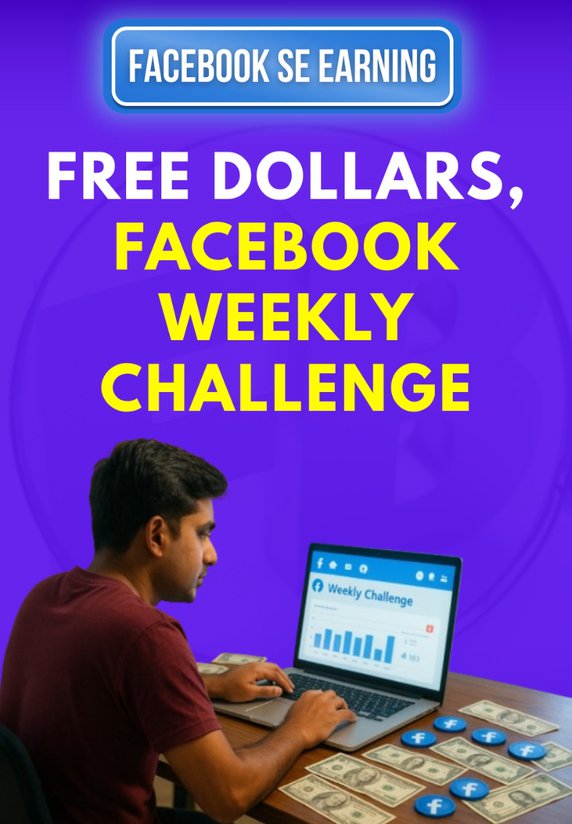 Free Dollars, Facebook Weekly Challenge