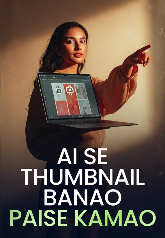 AI Se Thumbnail Banao, Paise Kamao