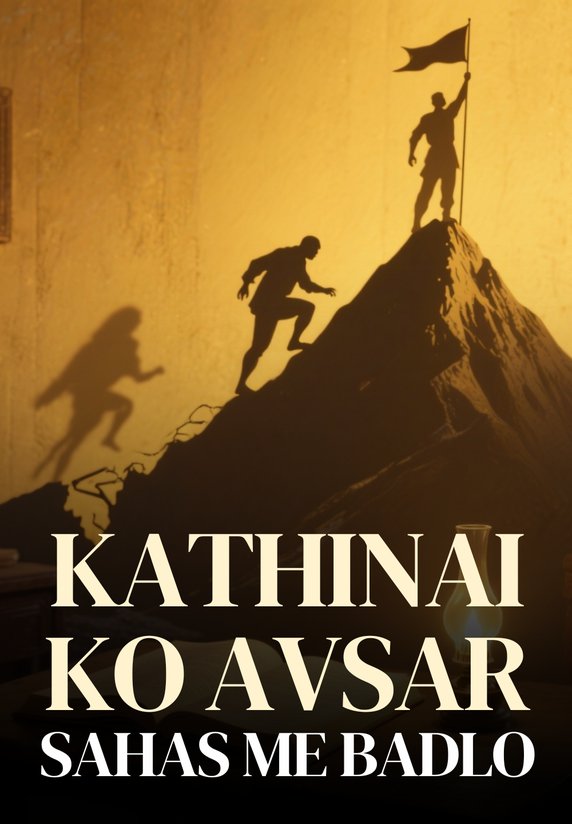 Kathinai Ko Avsar, Sahas Me Badlo