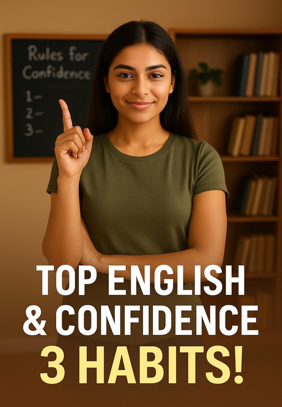 Top English & Confidence, 3 Habits!