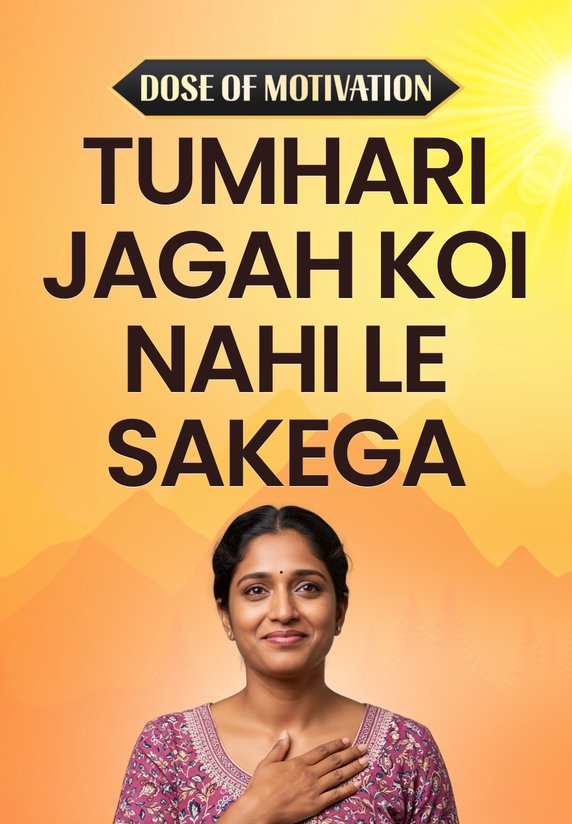 Tumhari Jagah Koi Nahi Le Sakega