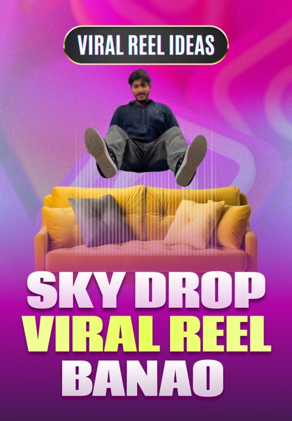 Sky Drop Effect se Reel Viral