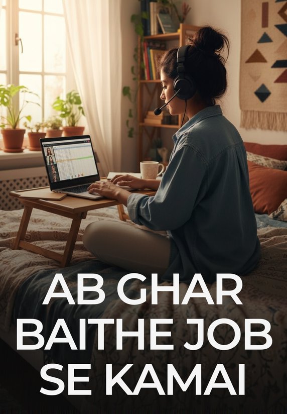 Ab Ghar Baithe Job Se Kamai