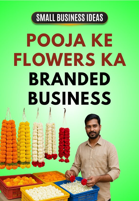 Pooja Ke Flowers Ka Branded Business