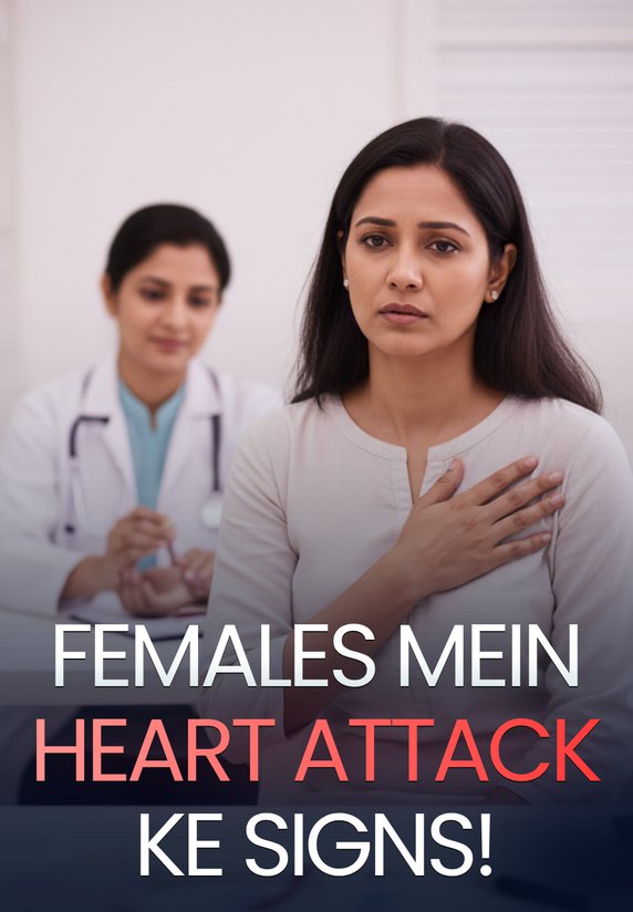 Females Mein Heart Attack Ke Signs!