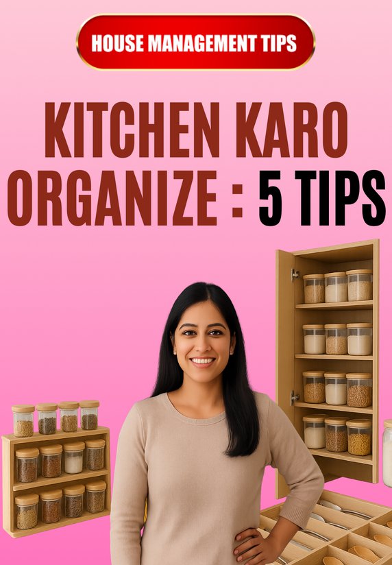 Kitchen Karo Organize : 5 Tips