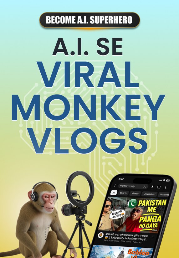 AI Se Viral Monkey Vlogs