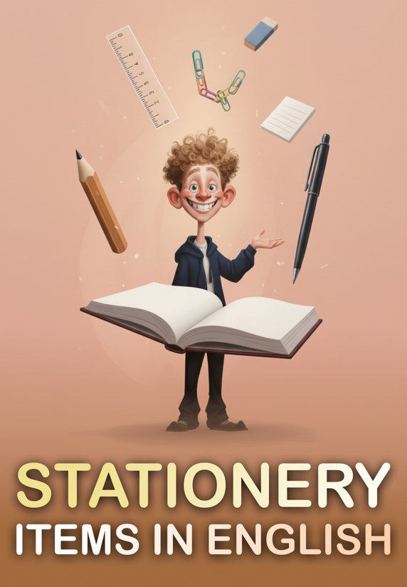 Stationery Items English Mein