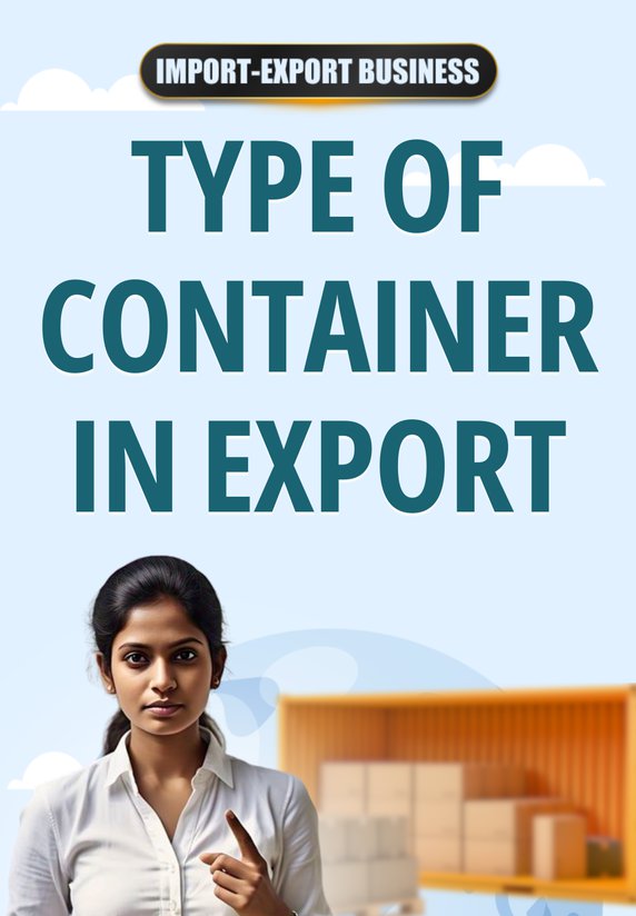 Type Of Container In Export
