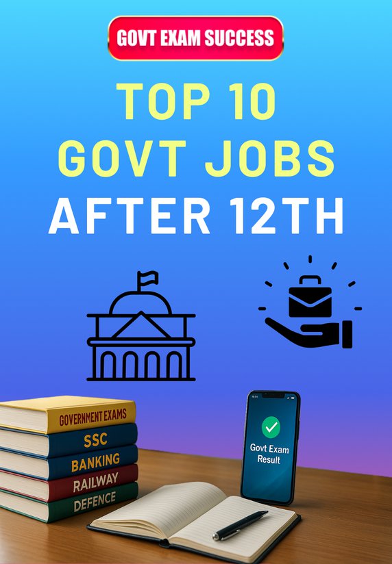 Top 10 Govt Jobs After 12th