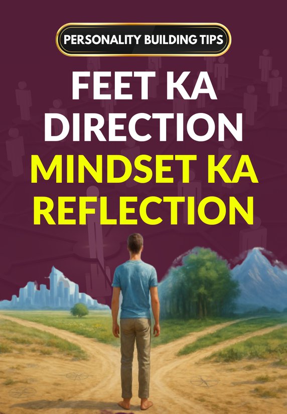 Feet Ka Direction Mindset Ka Reflection