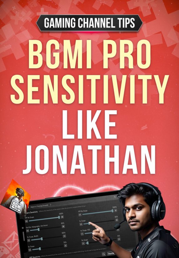 BGMI Pro Sensitivity Like Jonathan