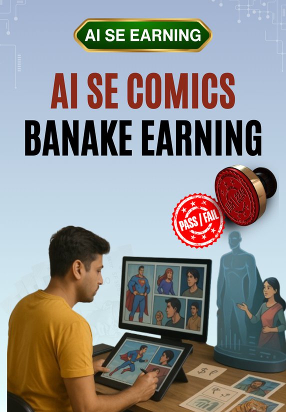 Ai Se Comics Banake ₹35k Monthly Kamao
