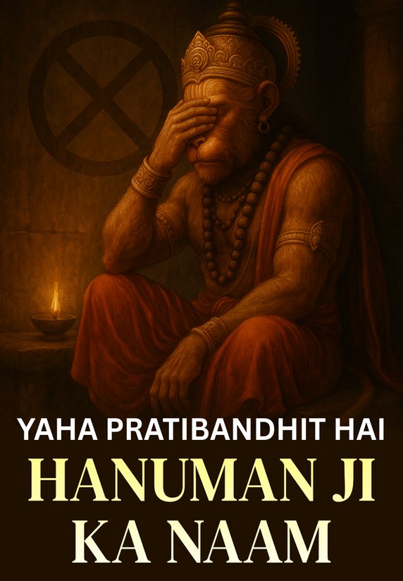 Yaha Pratibandhit Hai Hanumanji Ka Naam