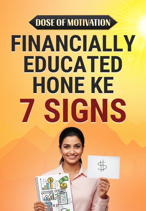 Financially Educated Hone Ke 7 Signs