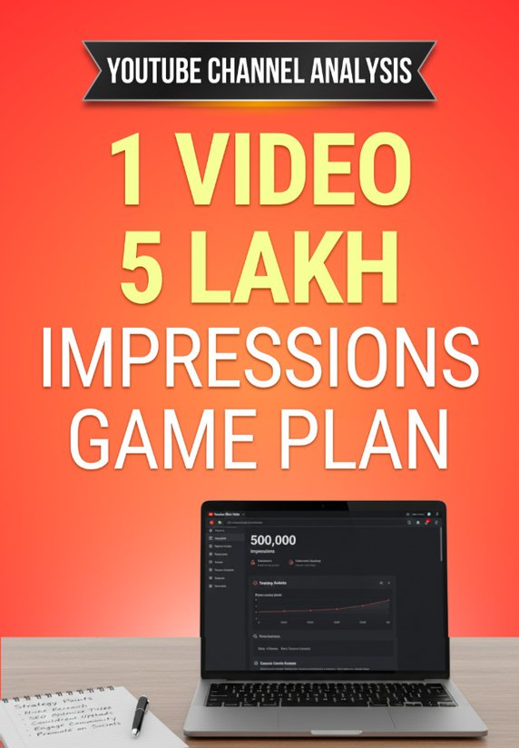 1 Video 5 Lakh Impressions Game Plan