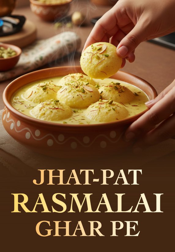 Jhat-Pat Rasmalai Ghar Pe