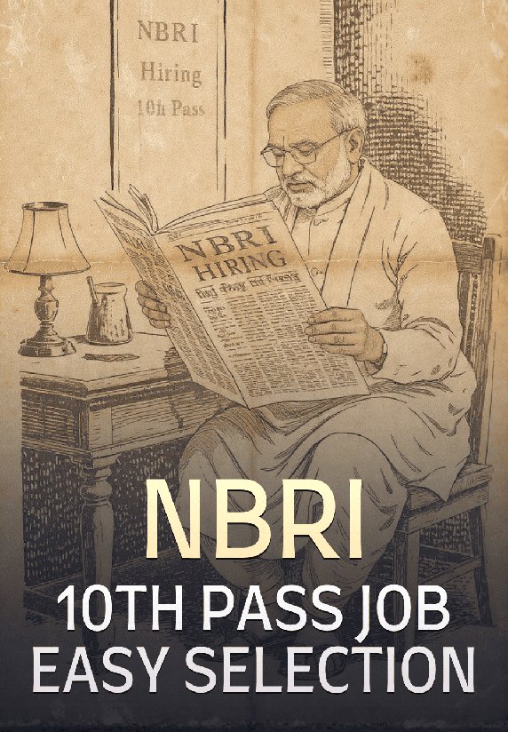 NBRI 10th Pass Job Easy Selection