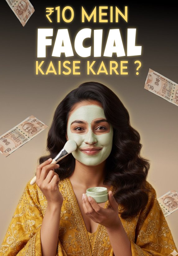 10₹ Mein Facial Kaise Kare?