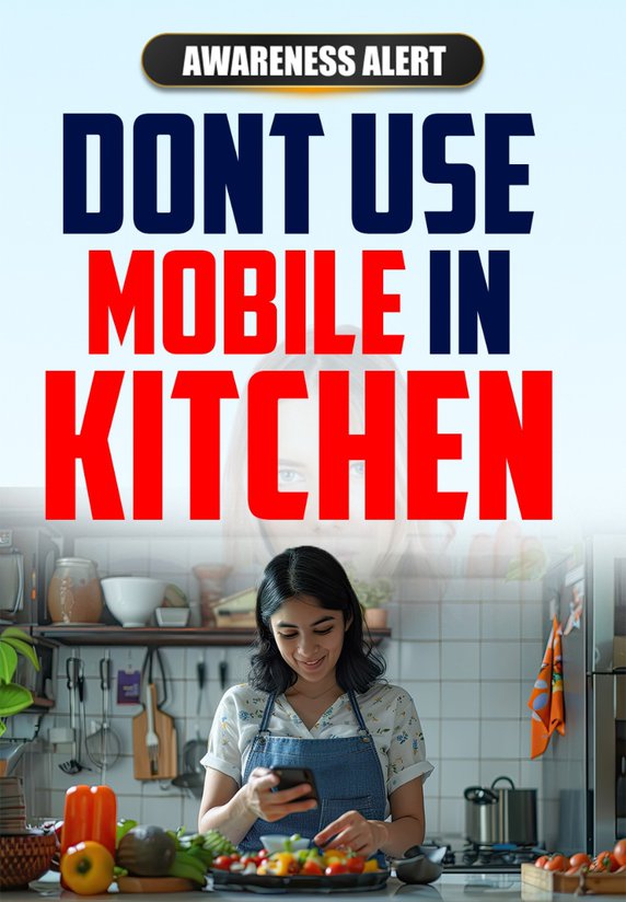 Dont Use Mobile In Kitchen