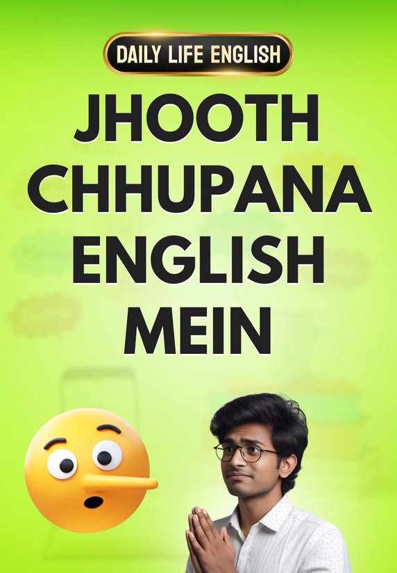 Jhooth Chhupana English Mein