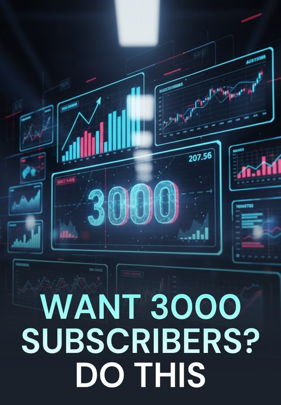 Want 3000 Subscribers? DO This