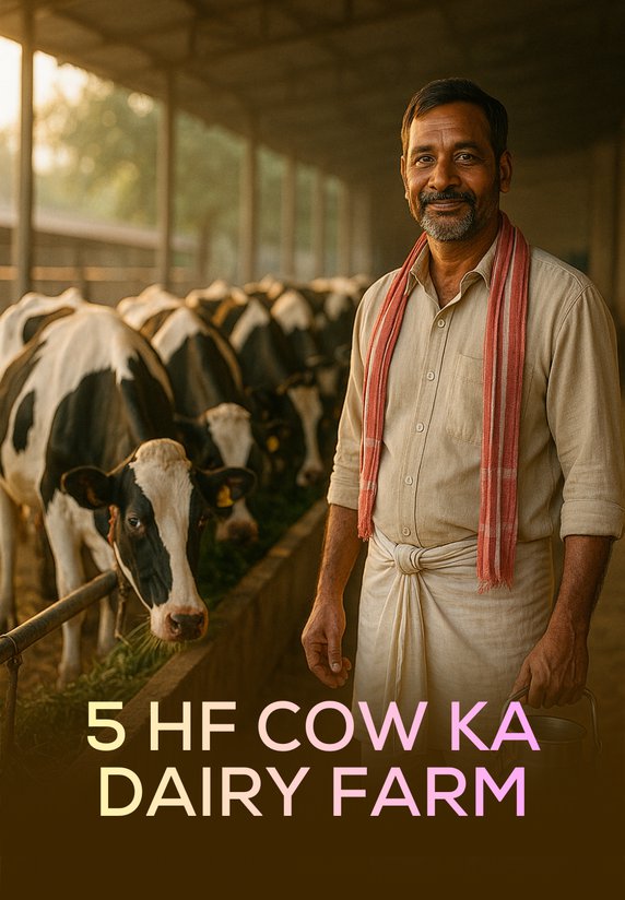 5 HF Cow Ka Dairy Farm