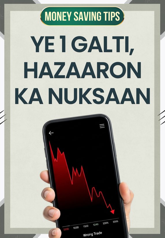 Ye 1 Galti, Hazaaron Ka Nuksaan