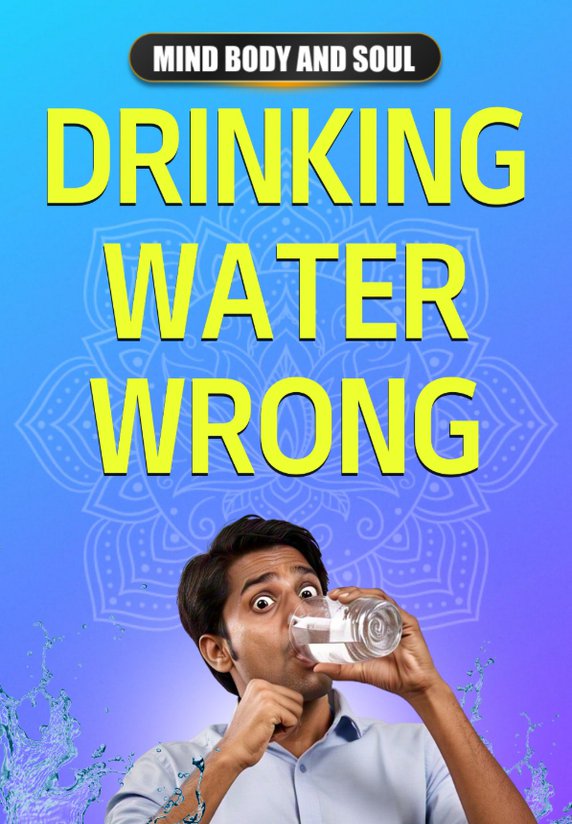 Drinking Water Wrong