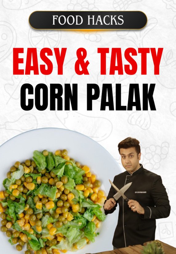 Easy & Tasty Corn Palak