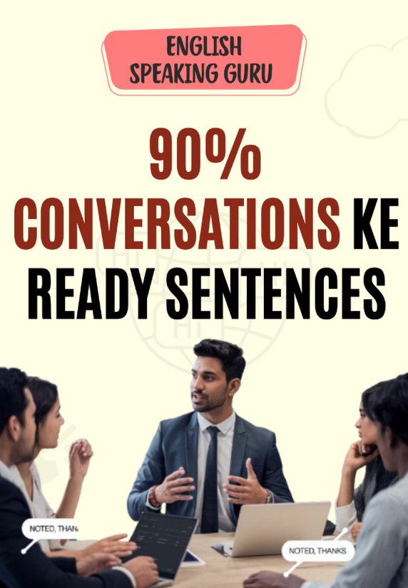 90% Conversations Ke Ready Sentences