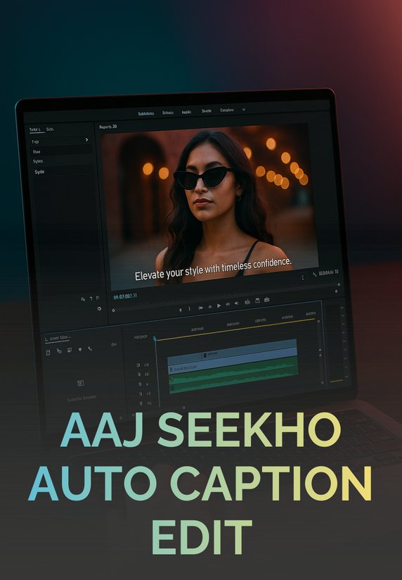 Aaj Seekho Auto Captions Edit