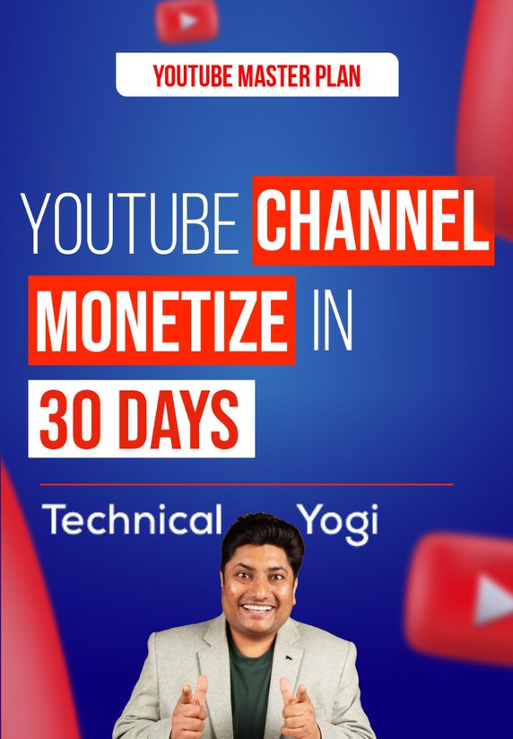 YouTube Channel Monetize In 30 Days.