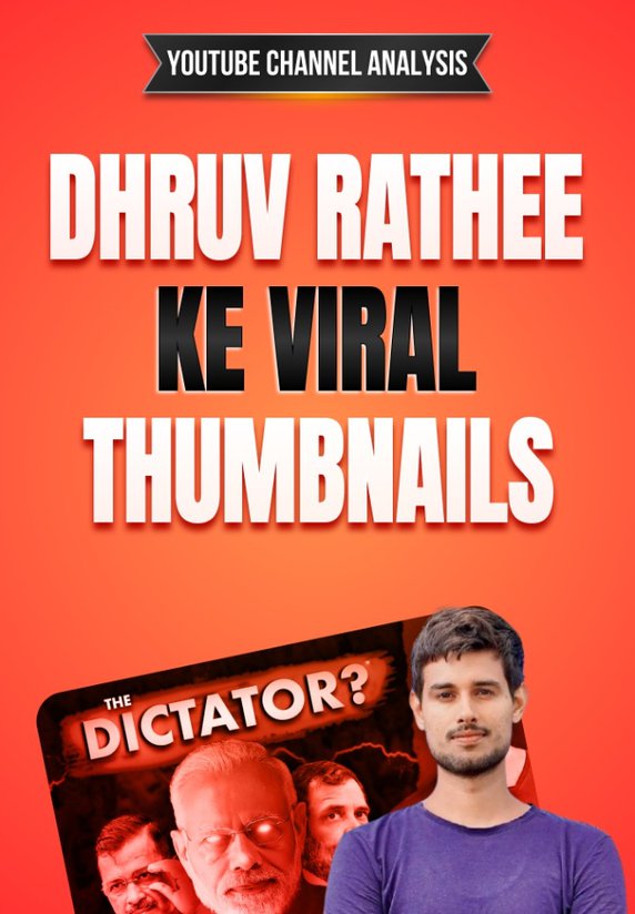 Dhruv Rathee Ke Viral Thumbnails