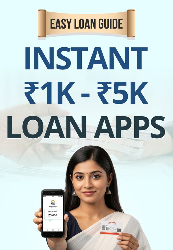 Instant ₹1k-₹5k Loan Apps