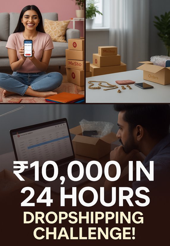 ₹10,000 In 24 Hours, Dropshipping Challenge!