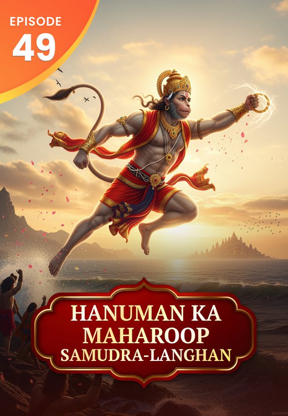 E49. Hanuman Ka MahaRoop Aur Samudra-Langhan