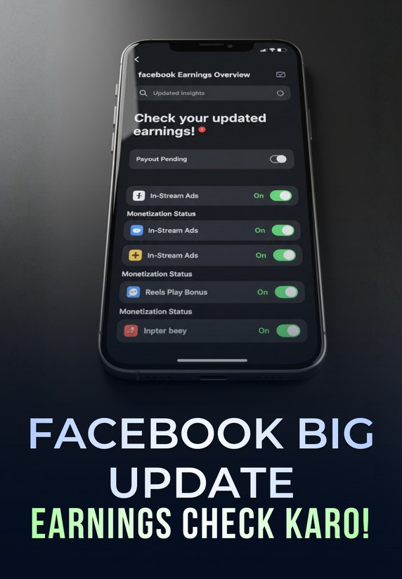 Facebook Big Update, Earnings Check Karo!