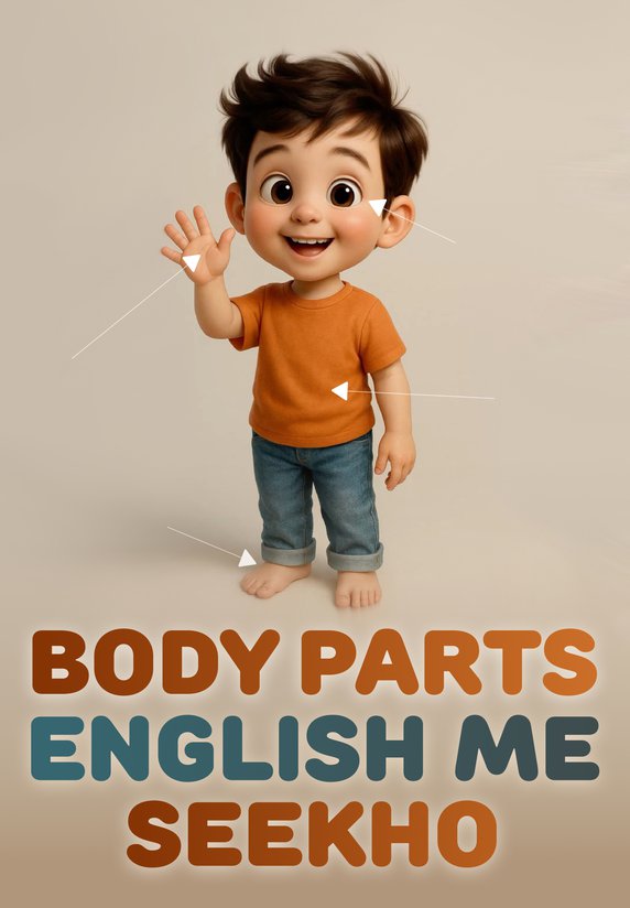 Body parts English Mein Seekho