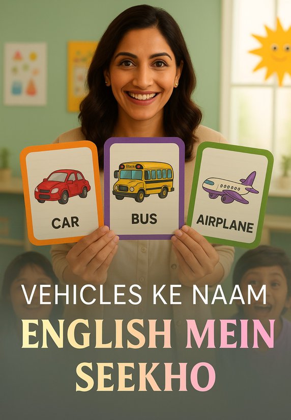 Vehicles Ke Naam English Mein Seekho