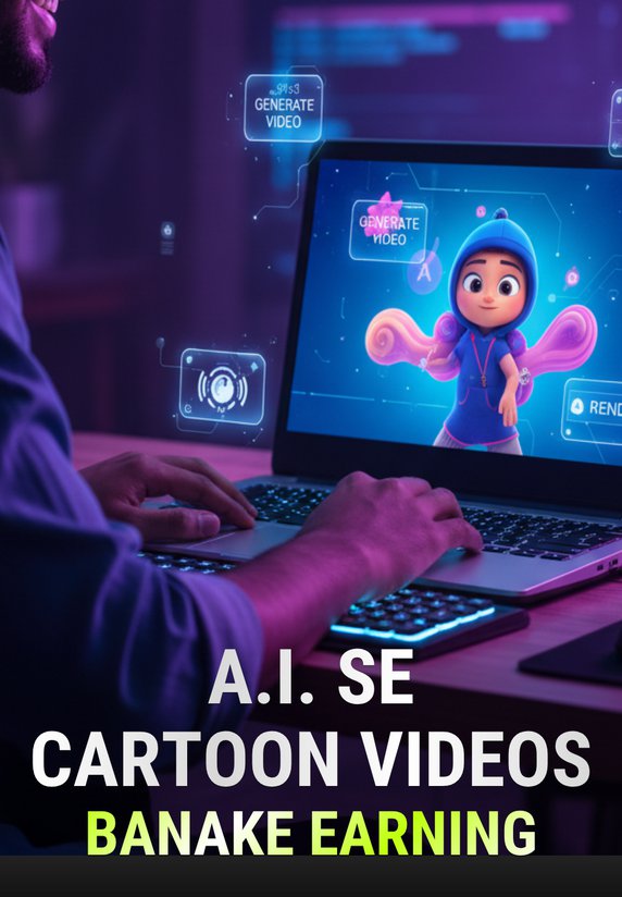 Ai Se Cartoon Videos Banake Earning