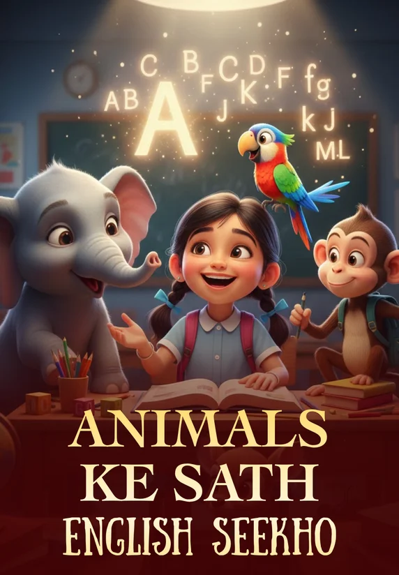 Animals Ke Sath English Seekho | Easy English for Kids